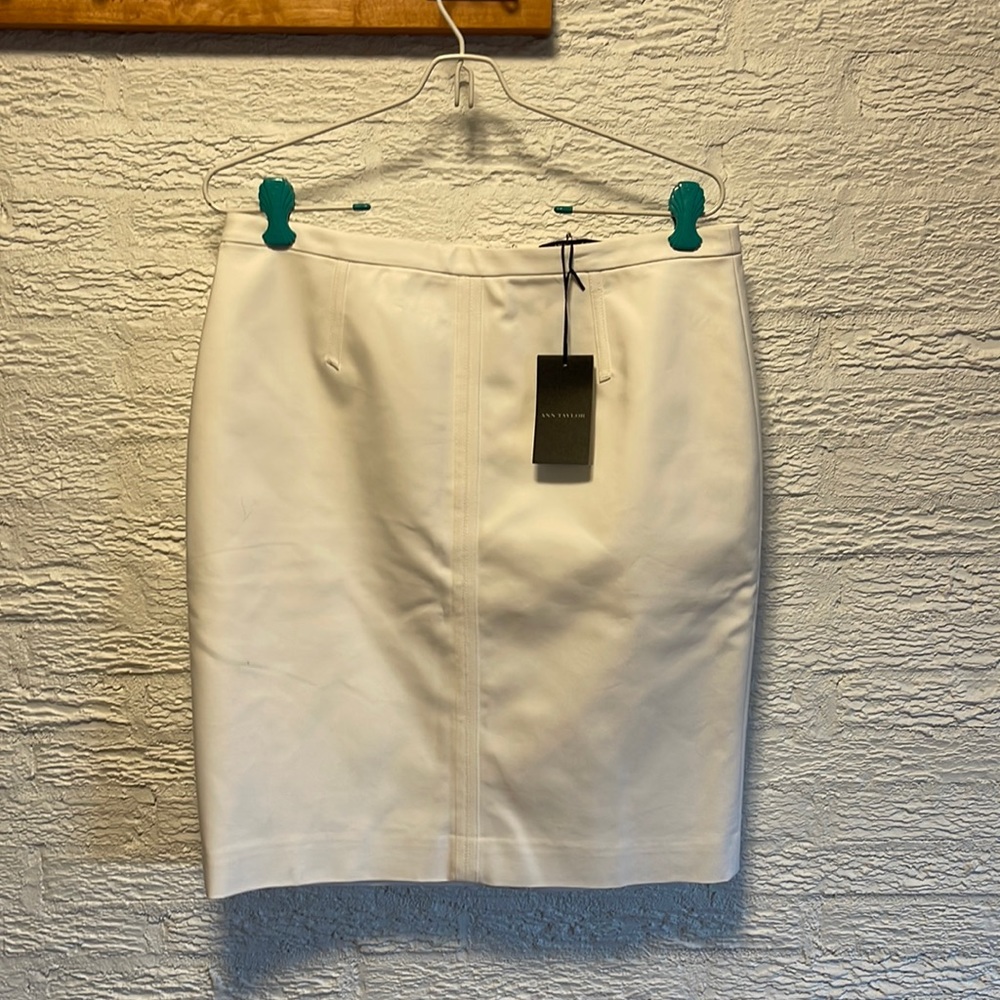 Ann Taylor white skirt size 10